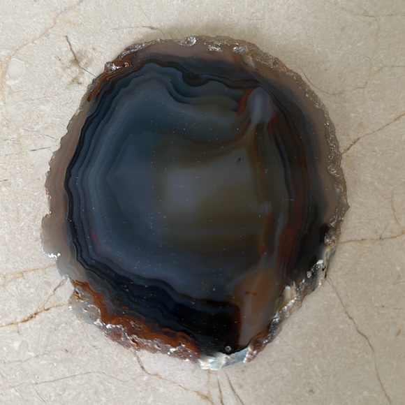 6 Polished Agate Rounds for Decor, Display - Picture 7 of 12